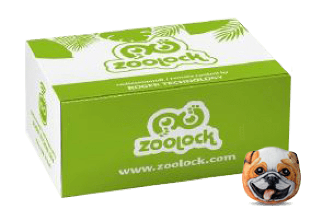 Kit met 5x Zoolock zender met vaste of rolling code - 2 kanalen